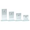 Picture of Jade|silver Glass With Lawn Bowls Insert And Plate - 5.5in