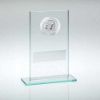 Picture of Jade|silver Glass With Lawn Bowls Insert And Plate - 5.5in