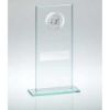 Picture of Jade|silver Glass With Lawn Bowls Insert And Plate - 5.5in