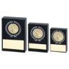 Picture of Black Marble With Silv|gold Wreath, Go Kart Insert And Plate - 2.5x1.75in