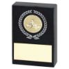 Picture of Black Marble With Silv|gold Wreath, Go Kart Insert And Plate - 2.5x1.75in