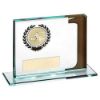 Picture of Jade Glass Plaque With Go Kart Insert And Plate Gold 1st - 3.25 X 4in