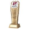 Picture of Brz|gold Column Special Shield Holder With Plate (Sp Shield Centre) - 8.75in