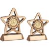 Picture of Brz|gold Resin Generic Mini Star With Plate (1in Centre) - 3.75in