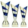 Picture of Gold|blue Plastic V Stem Trophy Cup - 9in