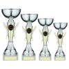 Picture of Silver|gold Winged Trophy Cup (1in Cen) - 8.75in