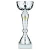 Picture of Silver Trophy Cup With Gold Wreath - 7.5in