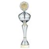 Picture of Silver|gold Snakeskin Trophy Cup With Lid (2in Centre) - 17.5in