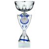 Picture of Silver|blue Shield Trophy Cup (2in Cen) - 14.25in