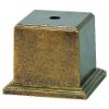 Picture of Bronze Plastic Base (55mm Sq On Top) - 1.5in