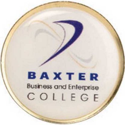 Picture of Aluminium Badge Gold (1in Centre)
