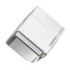 Picture of Clear Glass Cube Paperweight In Box - 3.25in