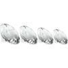 Picture of Clear Glass Diamond Shaped Paperweight In Box - 2.5in