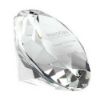 Picture of Clear Glass Diamond Shaped Paperweight In Box - 2.5in