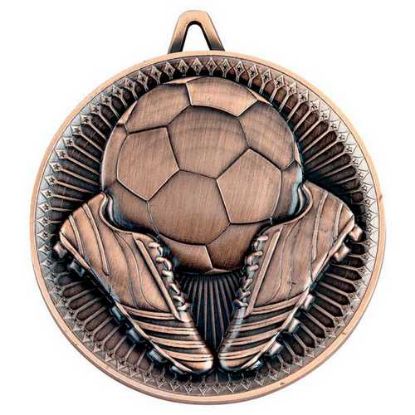 Picture of Football Deluxe Medal Bronze - 2.35in