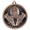 Picture of Rugby Deluxe Medal Bronze - 2.35in