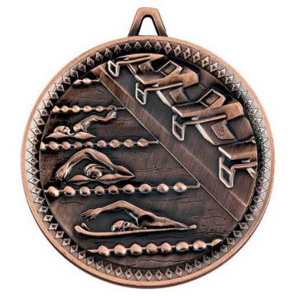 Picture of Swimming Deluxe Medal Bronze