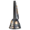 Picture of Gunmetal Grey|gold Filled Plastic Football Boot On Net (1in Cen) - 8in