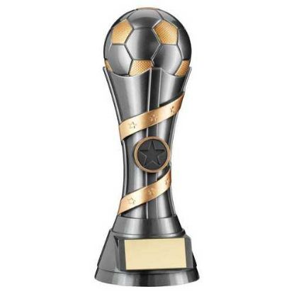 Picture of Gunmetal Grey~gold Filled Plastic Football Star Column (1in Centre)