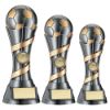 Picture of Gunmetal Grey|gold Filled Plastic Football Star Column (1in Centre) - 7.5in