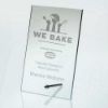 Picture of Jade Glass Rectangle Plaque With Metal Stand (4mm Thick) - 7in