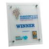Picture of White Plaque With 6mm Glass Front - 8 X 10in