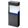 Picture of Clear|blue Glass Within Grey Marble Column    (35mm Thick X 80mm Wide) - 8in