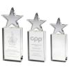 Picture of Clear Glass Block With Glass Star - 9in