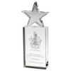 Picture of Clear Glass Block With Glass Star - 9in