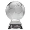 Picture of Clear|frosted Glass Football On Base - 6.5in