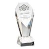 Picture of Clear Glass Obelisk On Base - 7.5in