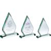 Picture of Jade Glass Chunky Diamond Plaque (19mm Thick) - 9in