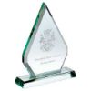 Picture of Jade Glass Chunky Diamond Plaque (19mm Thick) - 9in