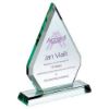 Picture of Jade Glass Chunky Diamond Plaque (19mm Thick) - 9in