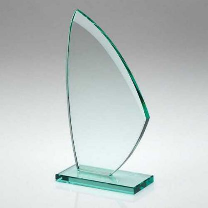 Picture of Jade Glass Sail Plaque (10mm Thick)