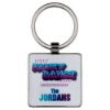 Picture of Metal Square Key Fob With White Fill (For Sublimation) - 2in