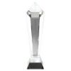 Picture of Clear Glass Pentagon Column On Base - 16.75in