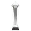 Picture of Clear Glass Pentagon Column On Base - 16.75in
