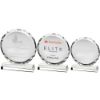 Picture of Clear Glass Circle With Faceted Edge On Base  (25mm Thick) - 10in