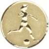 Picture of Metal Female Football Centre 50mm Gold - 2in
