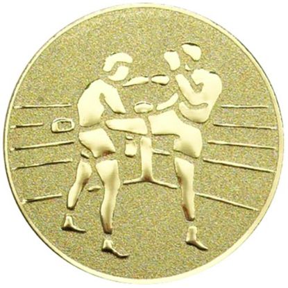 Picture of Metal Kick Boxing Centre 50mm Gold