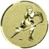 Picture of Metal Ice Hockey Centre 50mm Gold - 2in