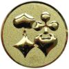 Picture of Metal Cards Centre 50mm Gold - 2in