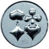 Picture of Metal Cards Centre 50mm Silver - 2in