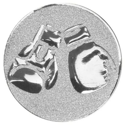 Picture of Metal Boxing Gloves Centre 50mm Silver