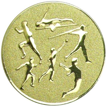 Picture of Metal Multi Athletics Centre 50mm Gold