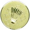 Picture of Metal Badminton Centre 50mm Gold - 2in