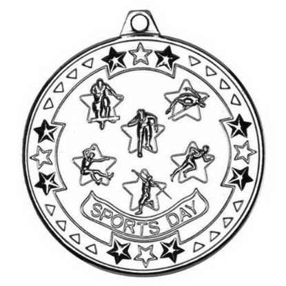 Picture of Sports Day Tri Star Medal Silver