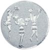 Picture of Metal Cheerleader Centre 25mm Silver - 1in