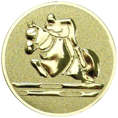 Picture of Metal Showjumping Centre 25mm Gold